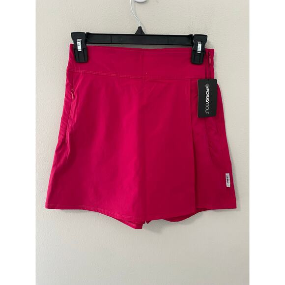 New Foray Golf Essential Skort Raspberry Size XS - Picture 1 of 4